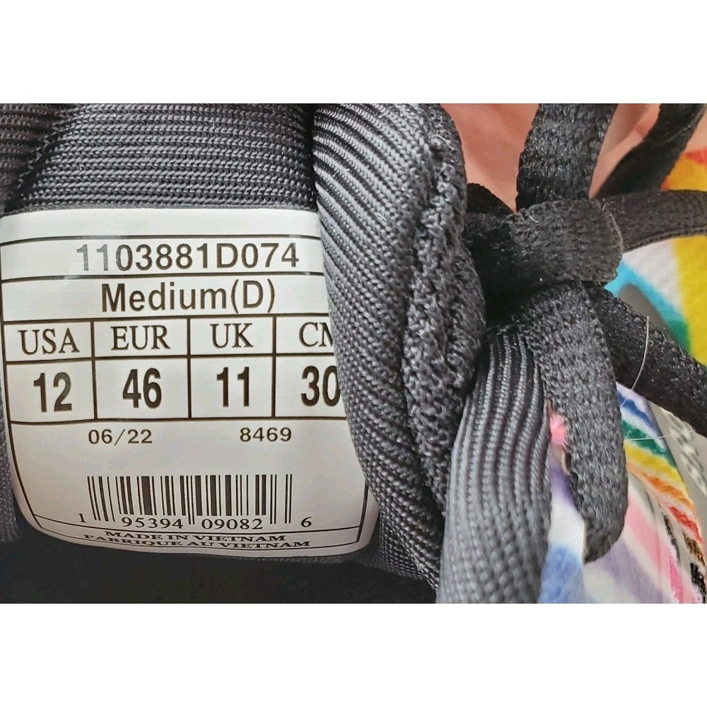 Brooks X Lisa Congdon Shoes Mens 12 Geometric Quirky Rainbow Artsy Pride LGBTQ - Picture 11 of 11